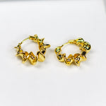 Ripple Wave Hoops - Adorn-iq
