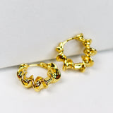 Ripple Wave Hoops - Adorn-iq