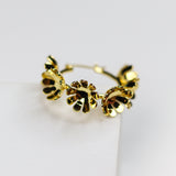 Blooming Hoop Earrings - Adorn-iq