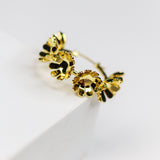 Blooming Hoop Earrings - Adorn-iq