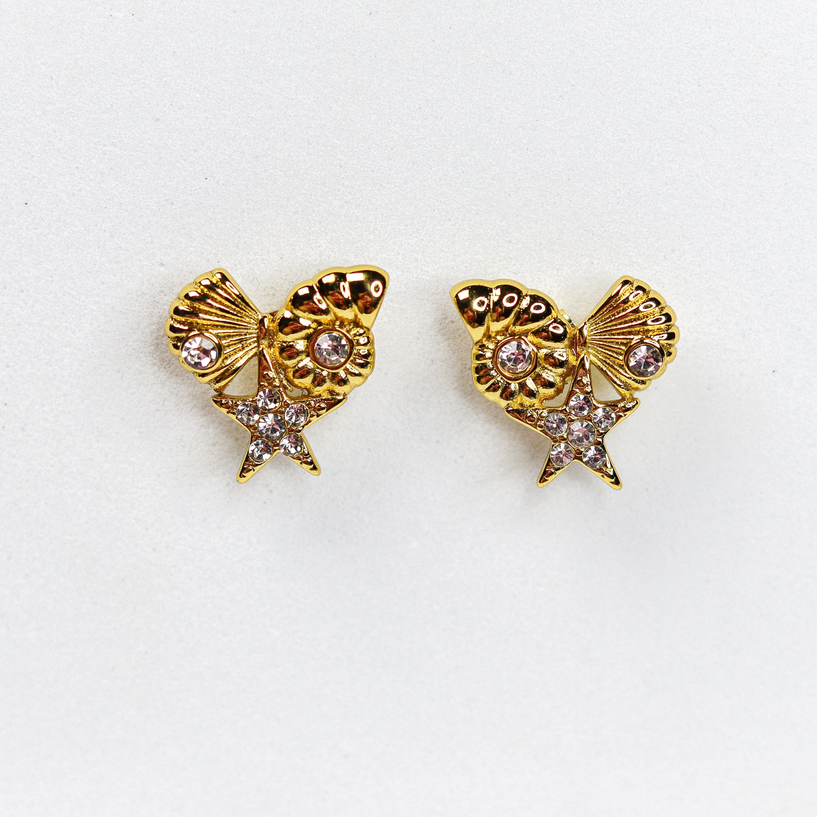 Starry Seashell Earrings - Adorn-iq