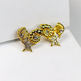 Starry Seashell Earrings - Adorn-iq