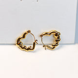 Wrap Heart Hoops