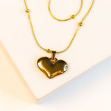 Golden Era Heart Necklace