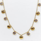 Crystal Shell Charm Necklace