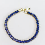 Sapphire Glow Tennis Bracelet