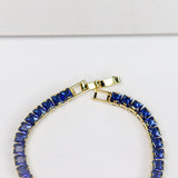 Sapphire Glow Tennis Bracelet