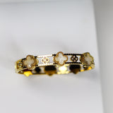 Flora Clover Bangle Bracelet