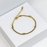 Golden Ball Chain Bracelet