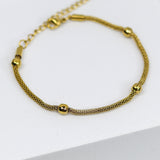 Golden Ball Chain Bracelet