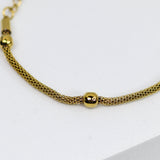 Golden Ball Chain Bracelet