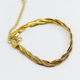 Golden Braid Bracelet