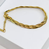 Golden Braid Bracelet