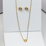 Solitaire Heart Combo Set