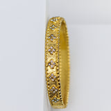 Vintage Bloom Bangle Bracelet