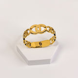 Golden Cipher Bracelet