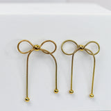 Snaky Bow Earrings
