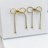 Snaky Bow Earrings