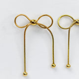 Snaky Bow Earrings