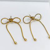 Snaky Bow Earrings