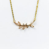 Golden Laurel Necklace