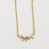 Golden Laurel Necklace