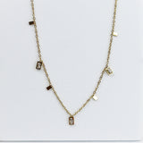 Crystal Bar Necklace