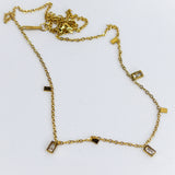 Crystal Bar Necklace