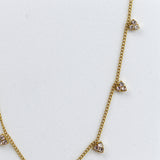 Dainty Heart Drop Necklace