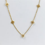 Mini Clover Chain Necklace