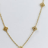 Mini Clover Chain Necklace