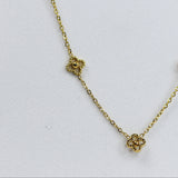 Mini Clover Chain Necklace