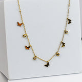 Baby Butterfly Charm Necklace