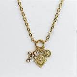 Golden Talisman Charm Necklace