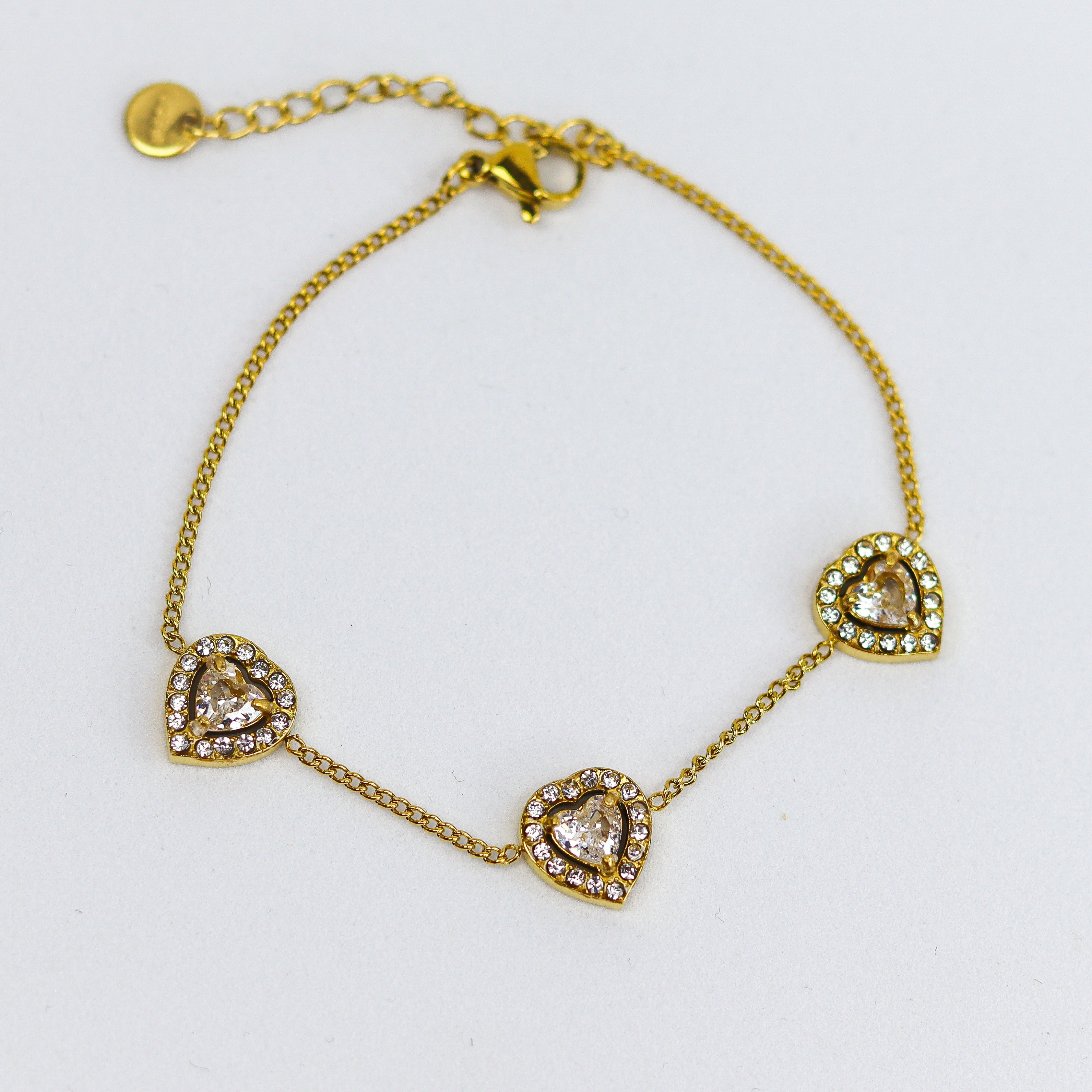 Radiant Trifecta Stones Bracelet