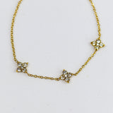 Trio Daisy Bloom Bracelet