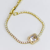 Crystal Grace Tennis Bracelet