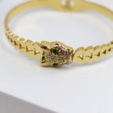 Mystic Cat Bangle Bracelet