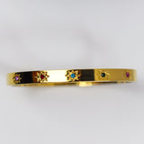 Rainbow Spark Bangle Bracelet