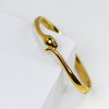 Emerald Eye Bangle Bracelet