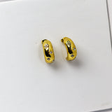 Spark Stone Half Hoops