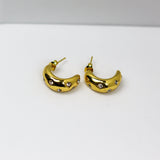 Spark Stone Half Hoops