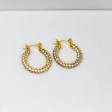 Blingy Studded Hoops