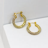 Blingy Studded Hoops