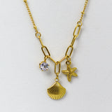 Oceanic Luxe Charm Necklace
