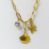 Oceanic Luxe Charm Necklace