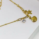 Oceanic Luxe Charm Necklace