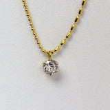 Classic Solitaire Necklace