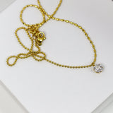 Classic Solitaire Necklace