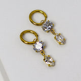 Solitaire Dangle Earrings